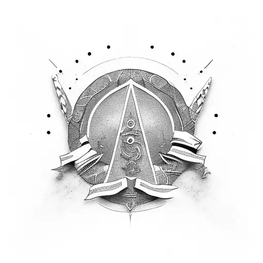 bible quote joshua 1:9 tattoo design idea