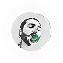 Post malone circles tattoo design idea
