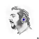 Post malone tattoo design idea