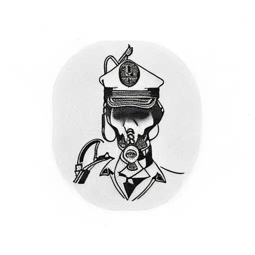 IGY6 sight of rifle tattoo design idea