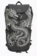 dragon backpack tattoo design idea