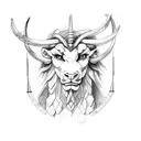 Taurus Gemini cancer Leo Sagittarius Capricorn  tattoo design idea