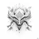 biblical  tattoo design idea