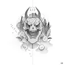 never give up tattoo design idea