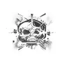 underworld fight scene tattoo design idea