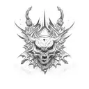 underworld fight scene tattoo design idea