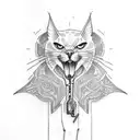 zipper on leg tattoo design idea