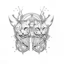 zipper on leg tattoo design idea