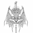 zipper on leg tattoo design idea