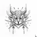 zipper on leg tattoo design idea