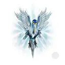 heron  tattoo design idea