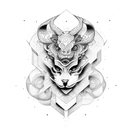 Trust Your Intuition en phrase tattoo design idea