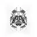 Darth Vader twerking tattoo design idea