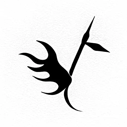 patience & never give up tattoo design idea