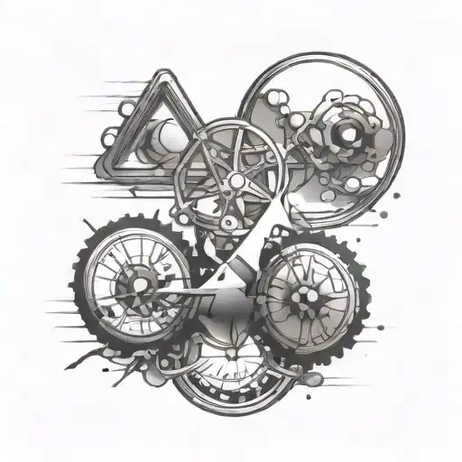 the molecular symbol for adrenaline   tattoo design idea