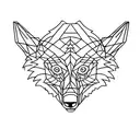 4 friends; wolf pack; letter P tattoo design idea