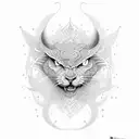 cheia sol tattoo design idea