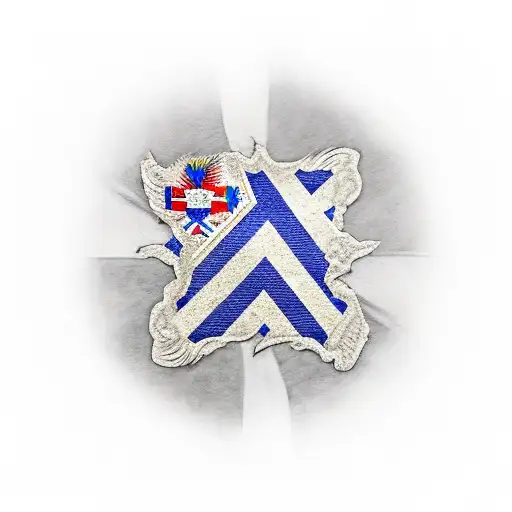 haitian flag tattoo design idea