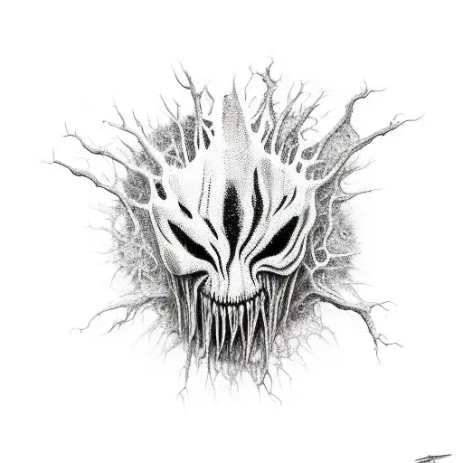 carnage symbiote tattoo design idea