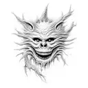 popular monster by falling in reverse  tattoo design idea