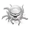 popular monster by falling in reverse  tattoo design idea