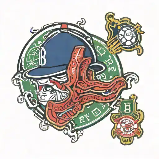 Boston Red Sox, Celtics Logo tattoo design idea