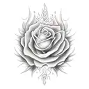 flames  tattoo design idea