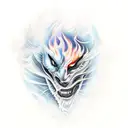 flames  tattoo design idea