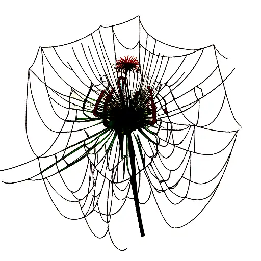 spider lily tattoo design idea