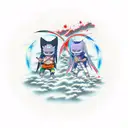 Sasuke and itachi tattoo design idea