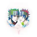 Sasuke and itachi tattoo design idea