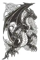 Charizard Pokemon tattoo design idea