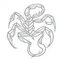 girly Scorpio  tattoo design idea