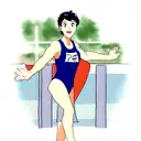 Swimmer , Olympic  tattoo design idea