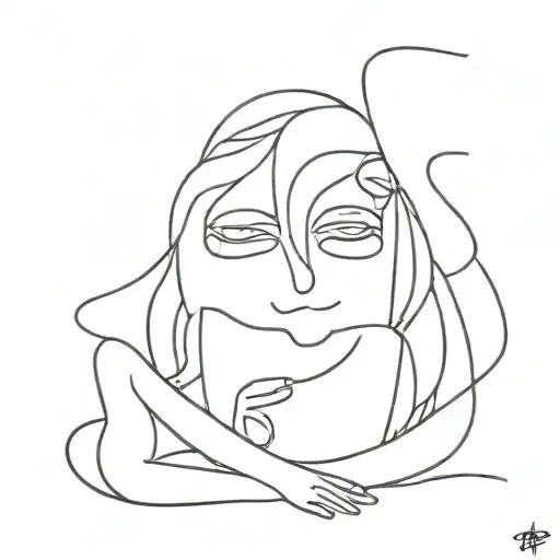 anxiety scared tattoo design idea