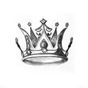 Queen's Crown tattoo design idea
