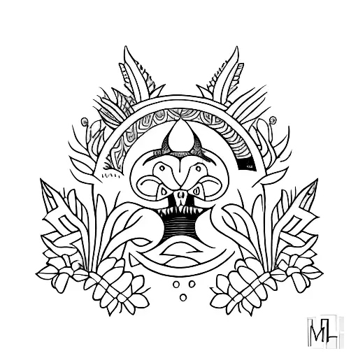 Make a word tattoo of the phrase "Hiraya Manawari" tattoo design idea