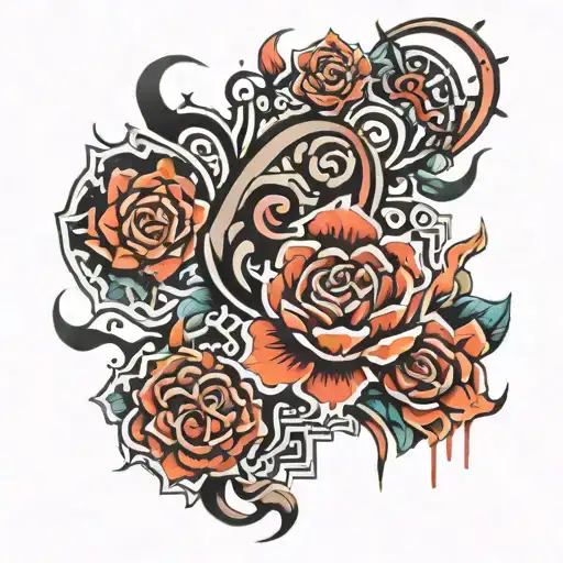 Qr code tattoo design idea
