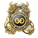 Olympic rings tattoo design idea