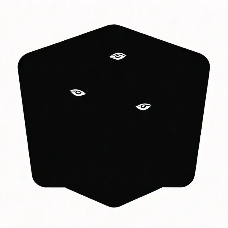 2 gods faces looking each other one morphs into a city and the other morphs into mountains tattoo design idea