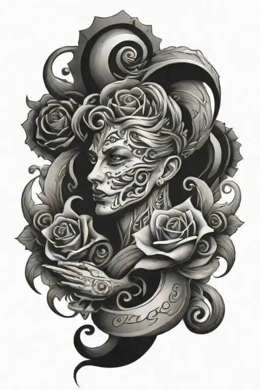 trust the process tattoo design idea