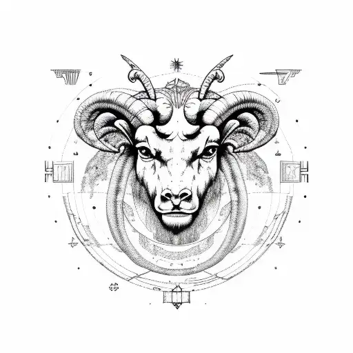 Aries Zodiac Constellation. Vector Illustration in the Style of Minimalism.  the Symbol of the Astrological Horoscope Stock Illustration - Illustration  of planetarium, galactic: 175153928