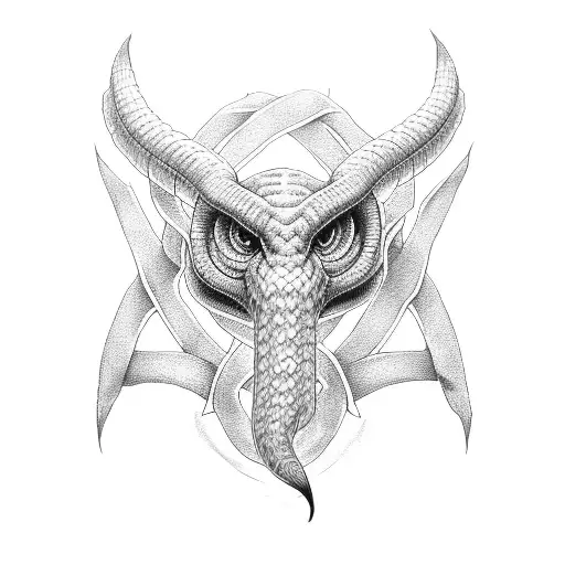 slytherin snake tattoo design idea