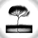 aspen tree tattoo design idea