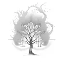 tree of evolution tattoo design idea