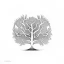 tree of evolution tattoo design idea