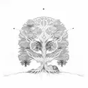 tree of evolution tattoo design idea