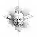 Icarus tattoo design idea