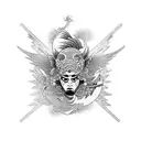 Icarus tattoo design idea