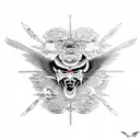 Icarus tattoo design idea